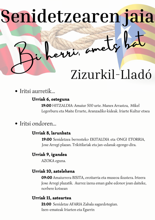 Llado eta Zizurkilen arteko senidetzea