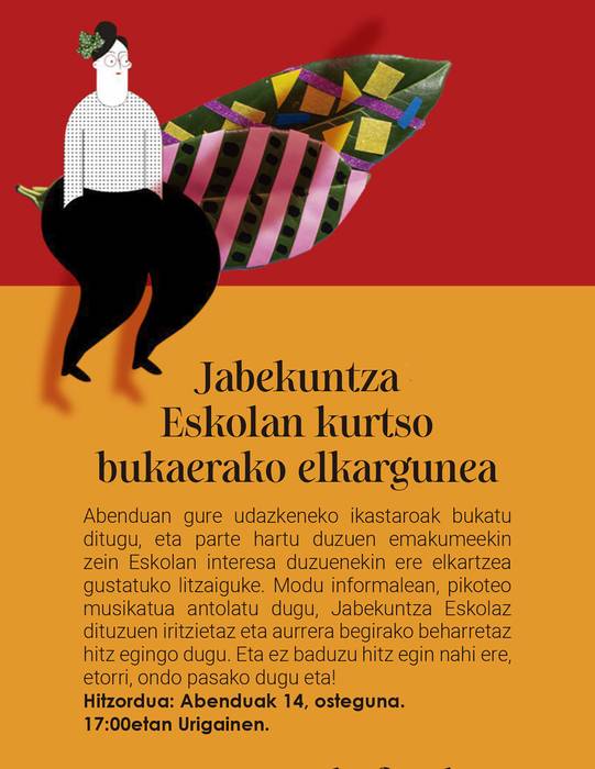Jabekuntza  Eskolan kurtso  bukaerako elkargunea