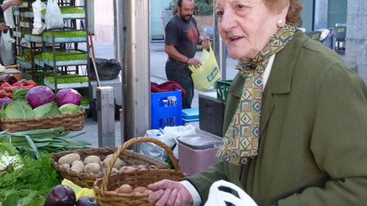 Pakita Beldarrain, azokan lanean 30 urtez