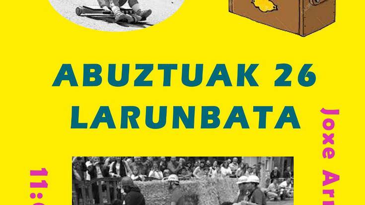 Goitibera tailerra larunbatean